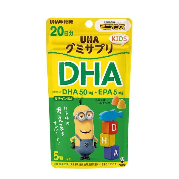 現貨 UHA 味覺糖 兒童軟糖 DHA 100粒 20日