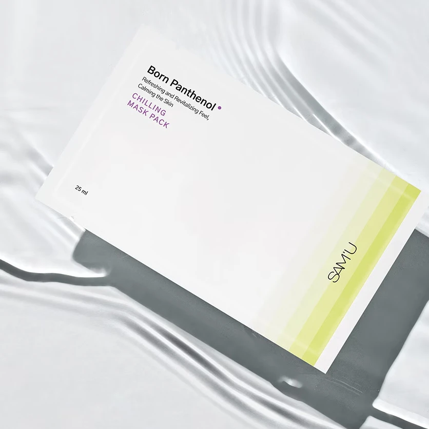 現貨 SAM’U Born Panthenol Chilling Mask Pack 泛醇肌底賦活面膜 25ml/5片