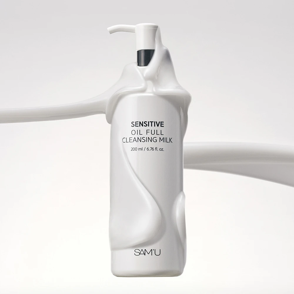 現貨 SAM’U Sensitive Oil Full Cleansing Milk 溫和油性多效潔顏乳 200ml