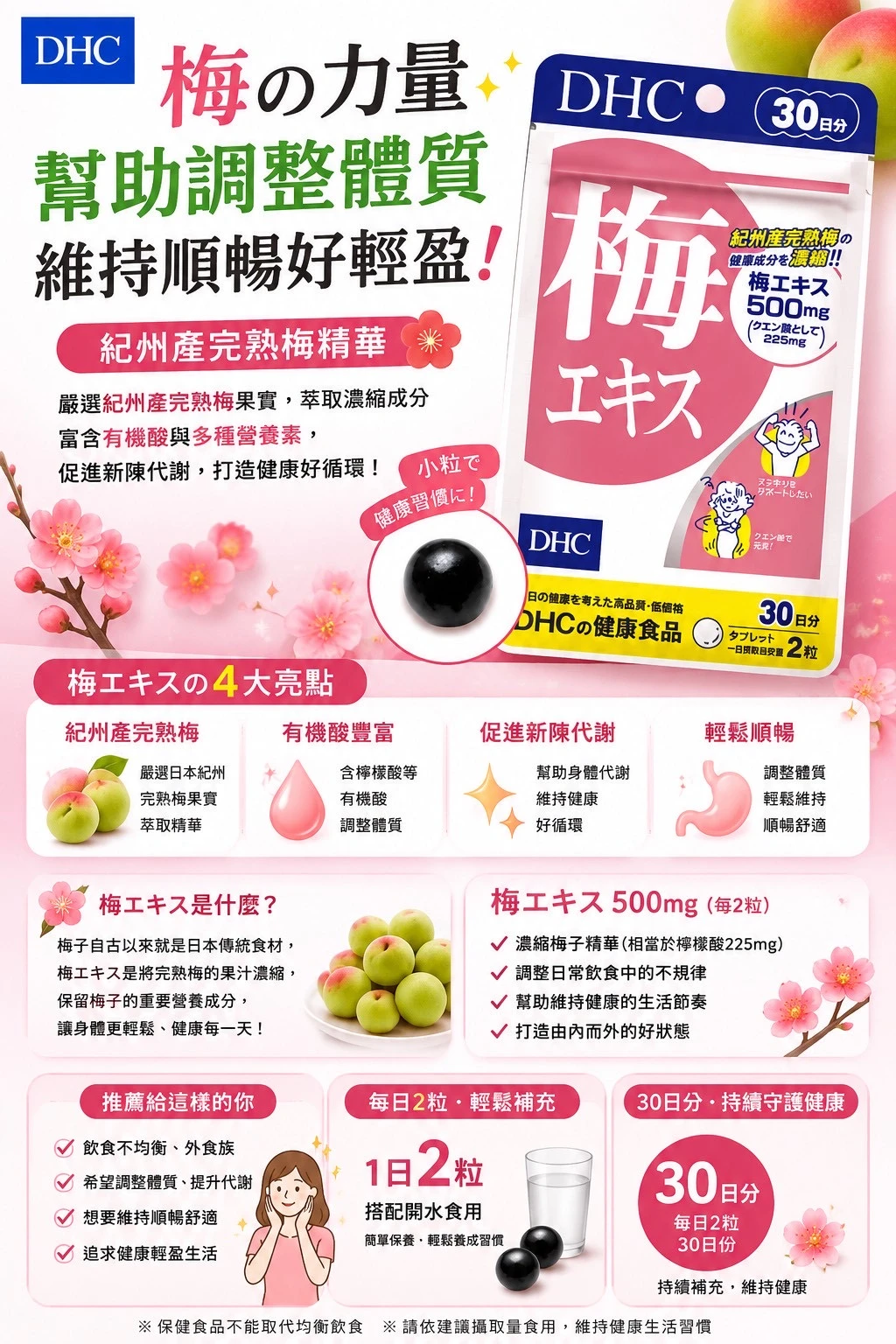 現貨 DHC青梅精華(30日)