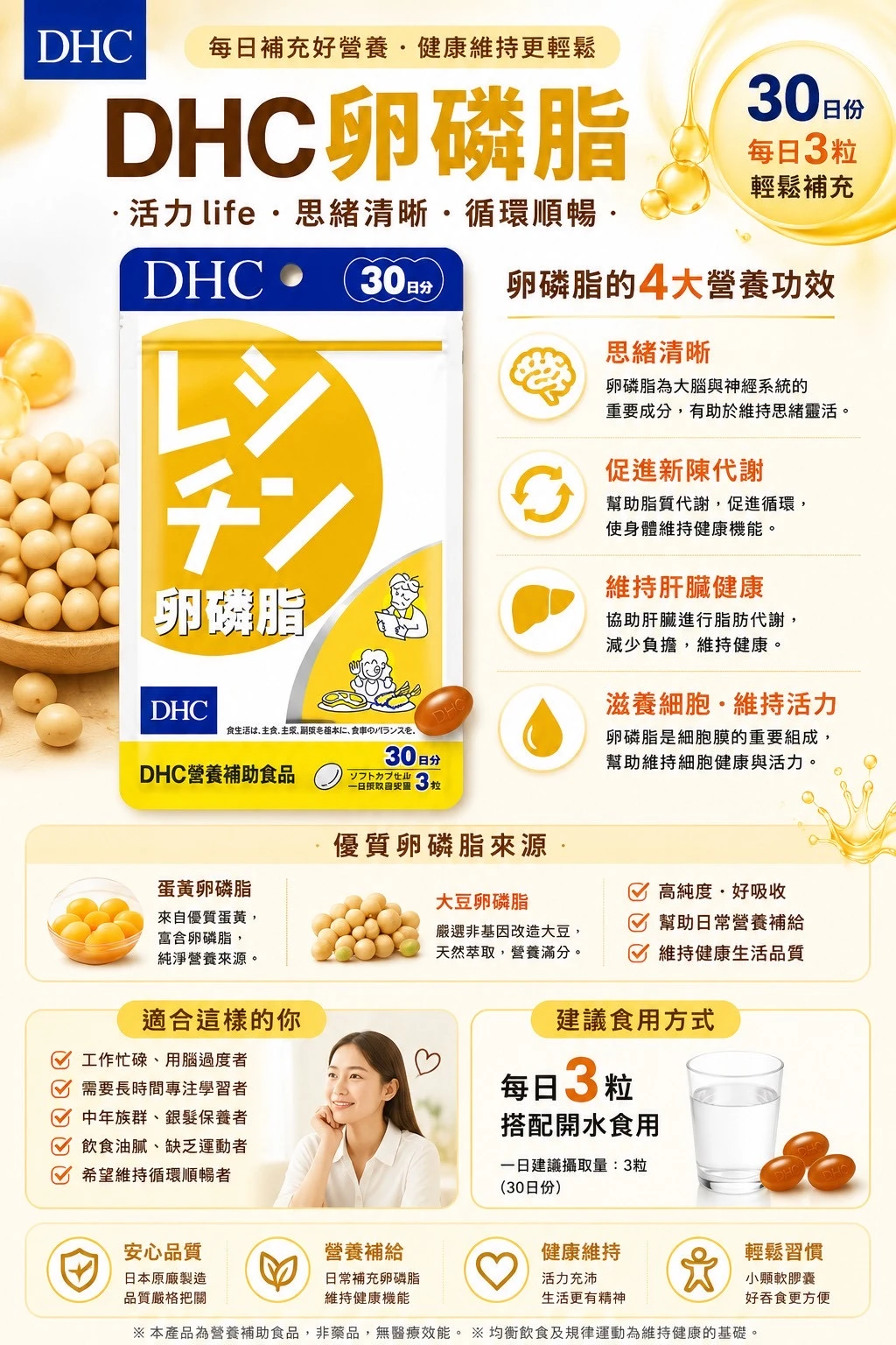預購 DHC卵磷脂(30日)