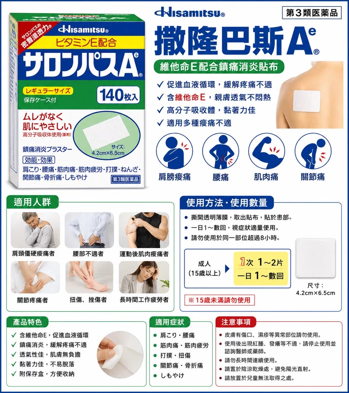 現貨 重量版撒隆巴斯A 140枚/盒