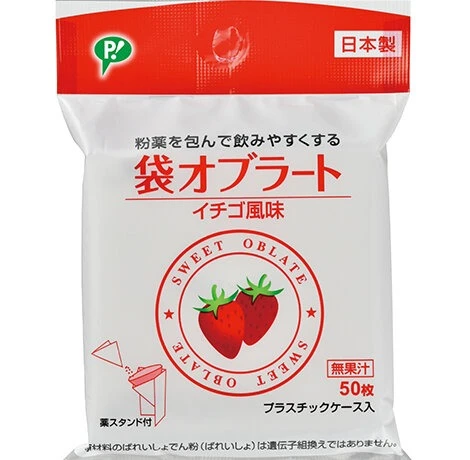 PIP HEALTH 袋裝糯米紙 50入【草莓風味】