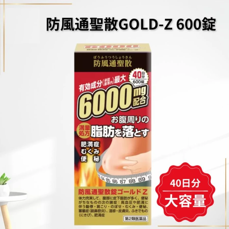 阪本漢法製藥 防風通聖散錠 600錠-6000MG