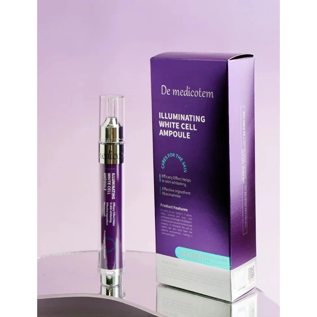 現貨 💜 韓國 De medicotem 紫色亮采保濕安瓶精華