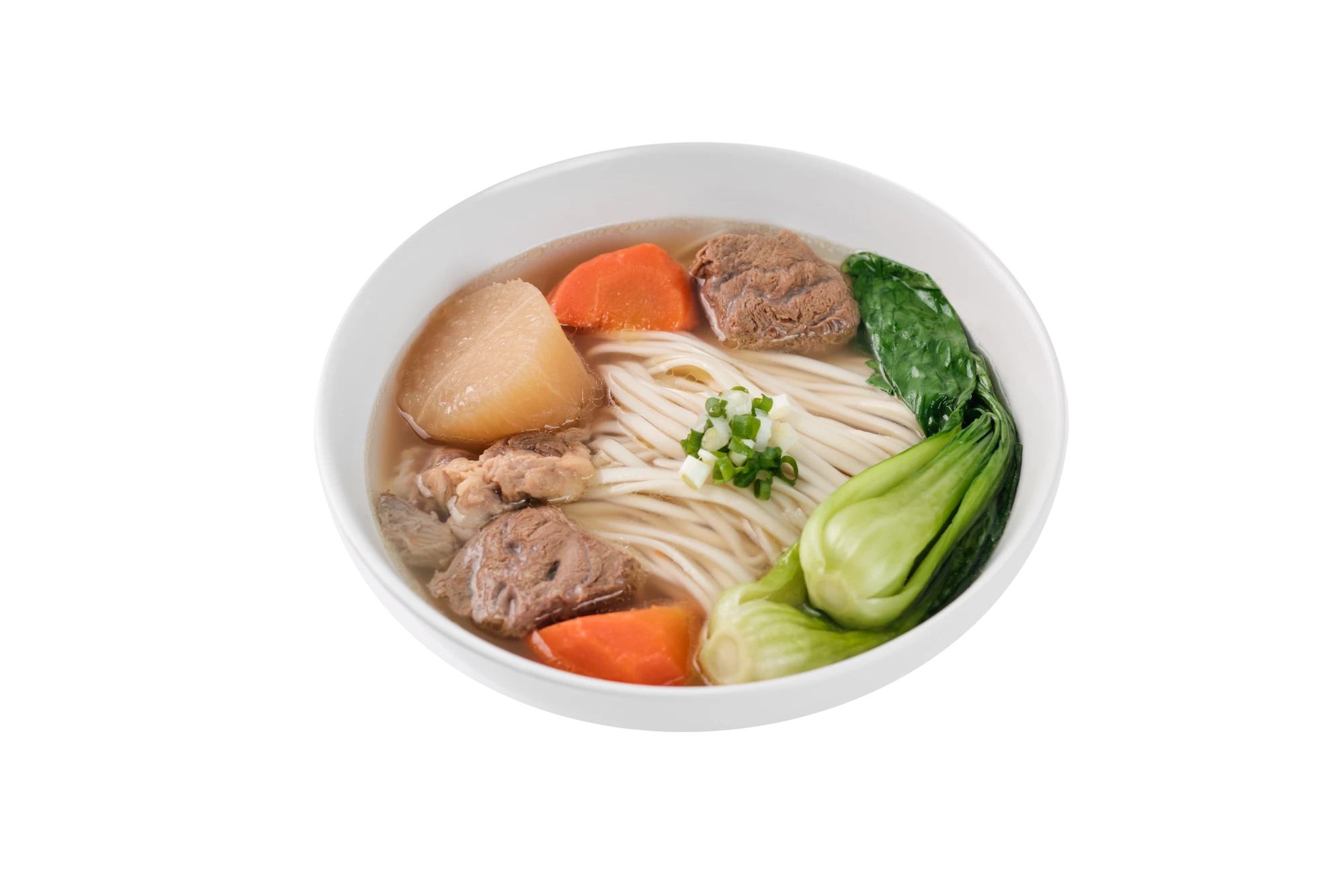 【開箱】好食圓滿清燉牛肉麵：看得到整塊蘿蔔，湯頭清甜不科學！