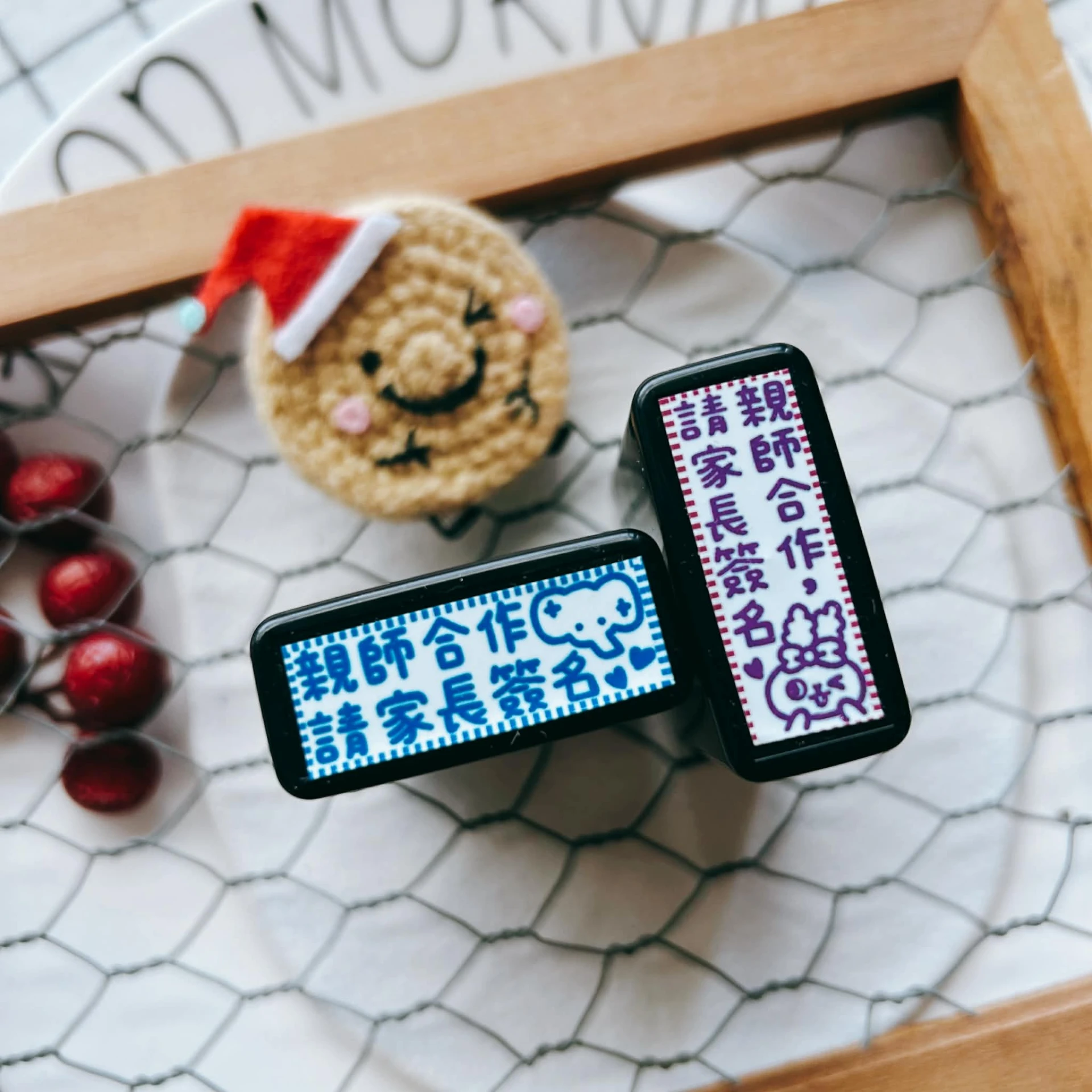 Book思議。原子章｜親師合作請家長簽名｜老師章