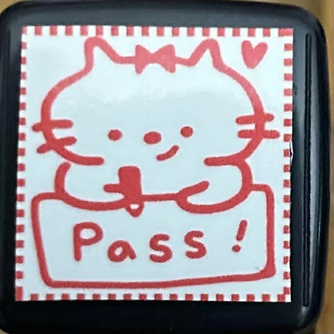 Book思議。原子章｜貓咪Pass｜貓咪Good Job｜貓咪Checked｜貓咪Perfect｜老師章