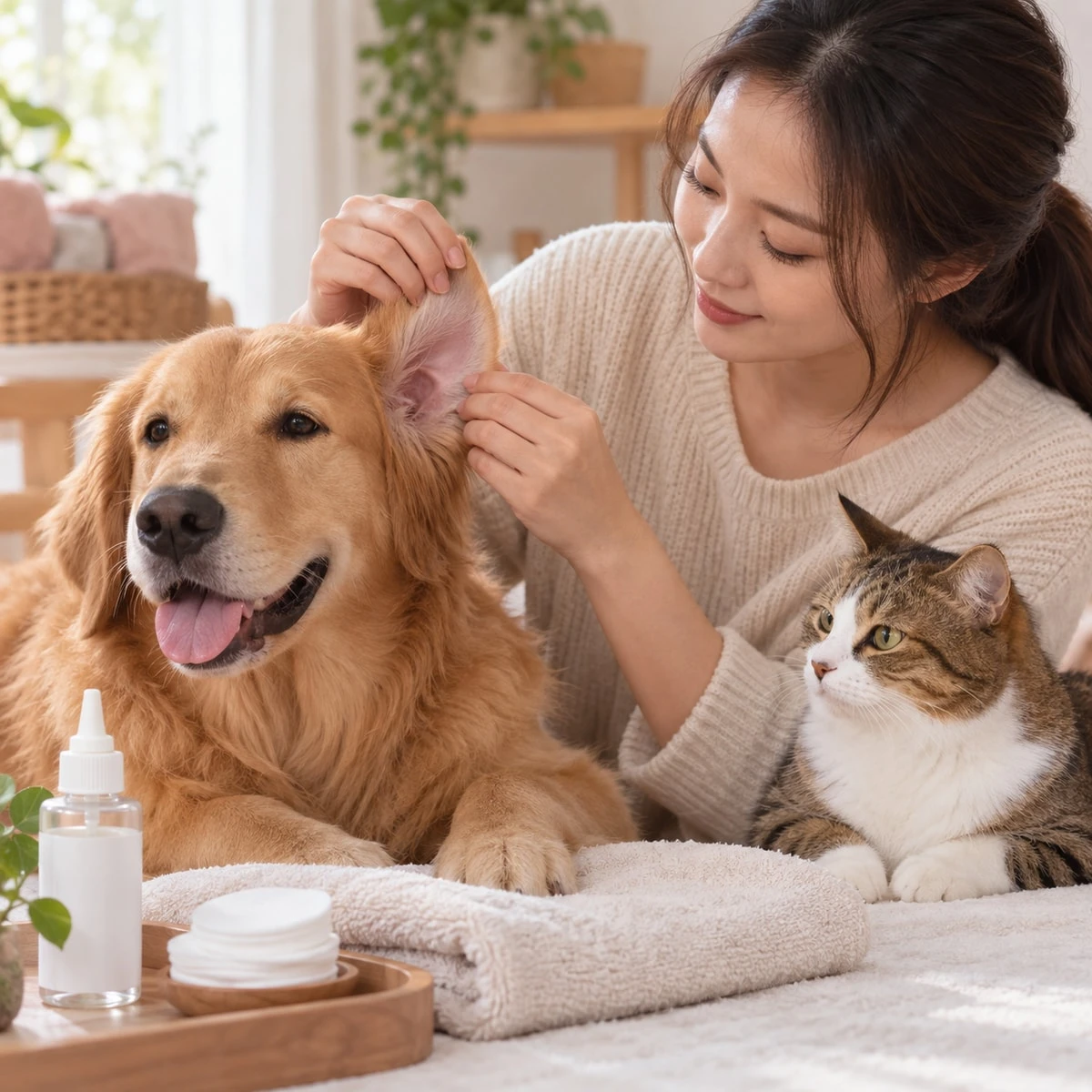 犬貓耳朵需要清潔嗎？日常檢查、正確步驟與就醫警訊