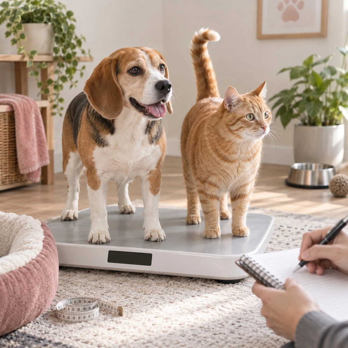 犬貓體態怎麼看？居家摸肋骨、看腰身與每月紀錄