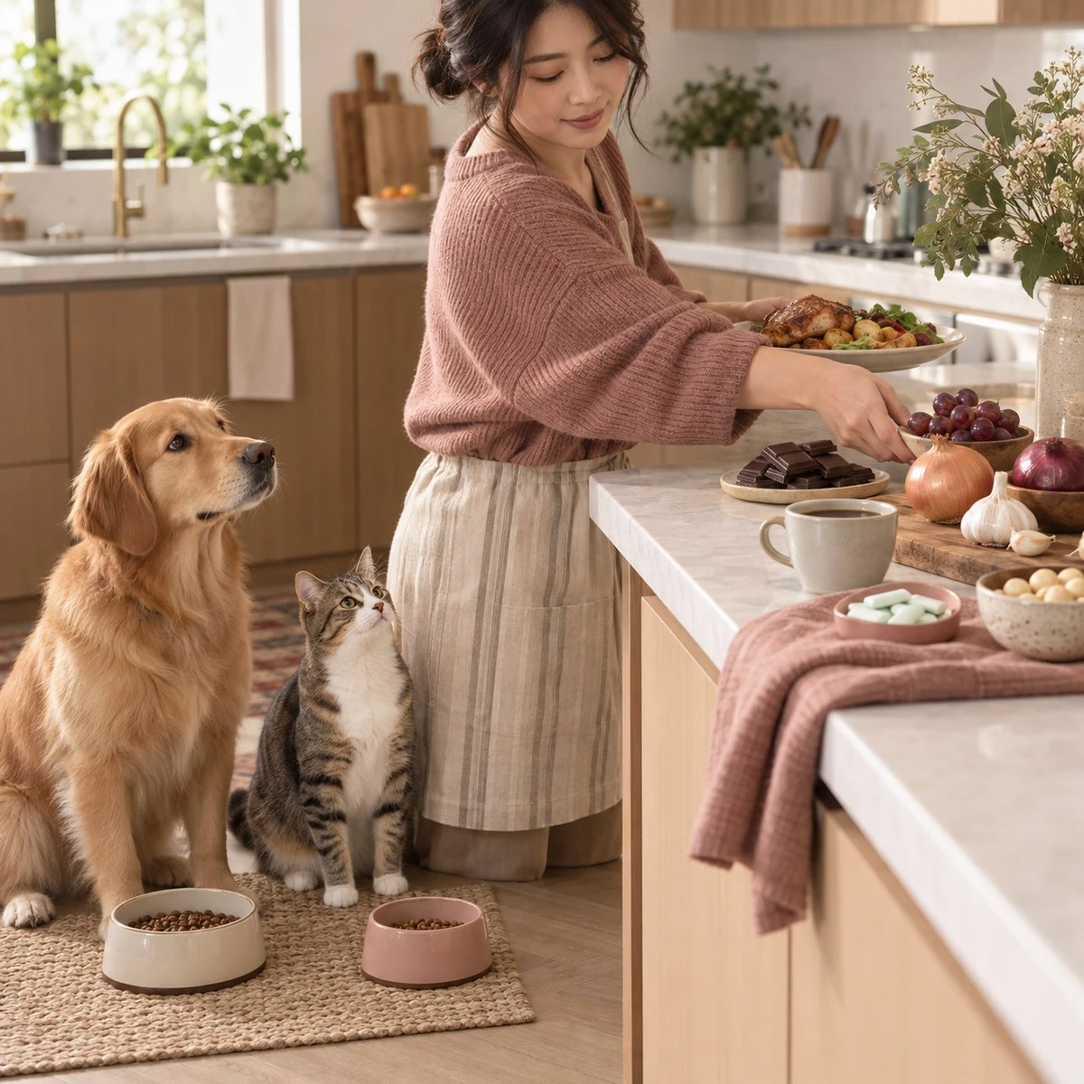 犬貓不能吃哪些人類食物？常見危險食物與誤食處理