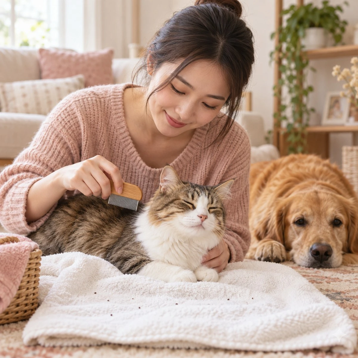 犬貓身上有跳蚤怎麼辦？梳查、全家處理與預防重點
