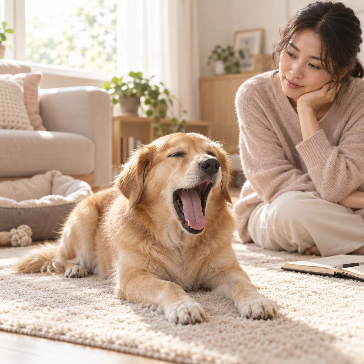 狗狗一直打哈欠代表什麼?分辨想睡、壓力與健康警訊