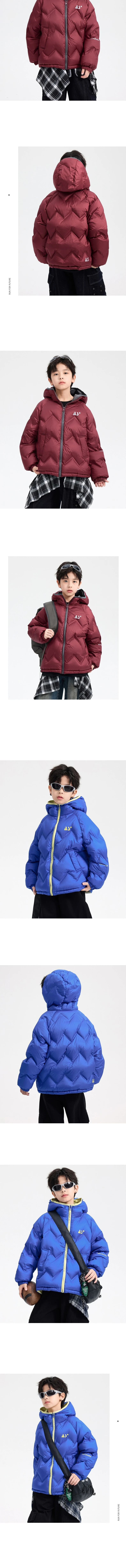 MJ26-DJ46 男大童 90% 白鴨絨羽絨服