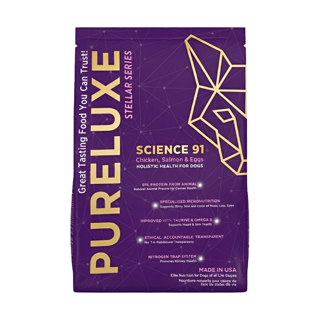 【美國純華 Pureluxe】91益菌機能狗飼料|全齡犬配方 (1.81kg/4LB)