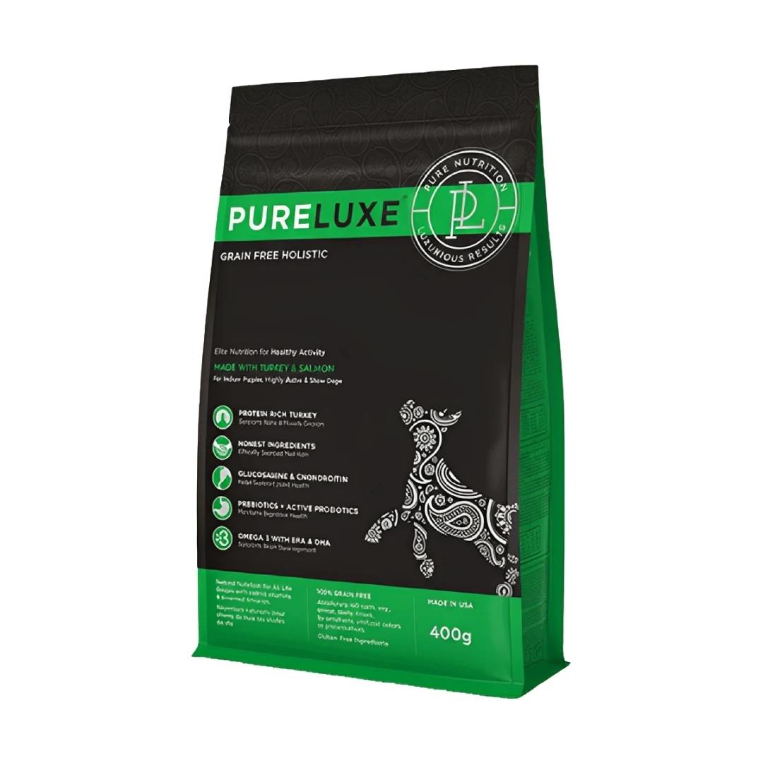 【美國純華 Pureluxe】火雞無穀幼犬飼料｜(400g)