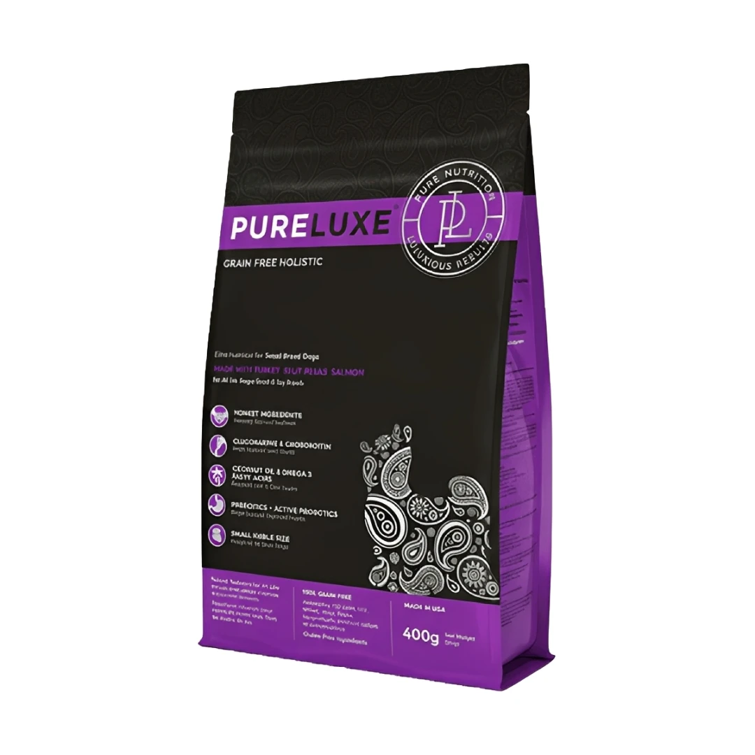 【美國純華 Pureluxe】小型犬無穀狗飼料|(400g)