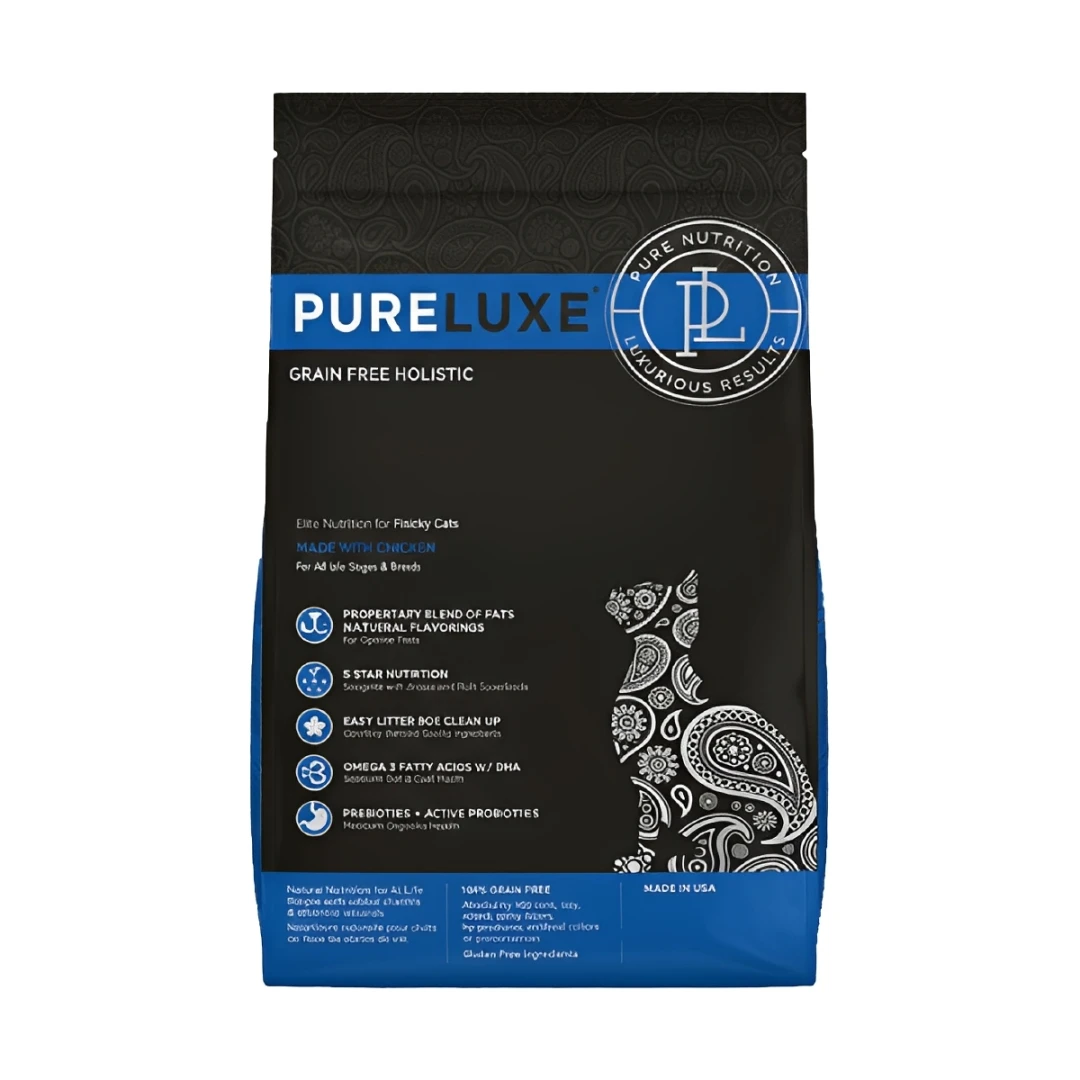 【美國純華 Pureluxe】鮮雞無穀成貓飼料｜(1.5kg/3.3LB)