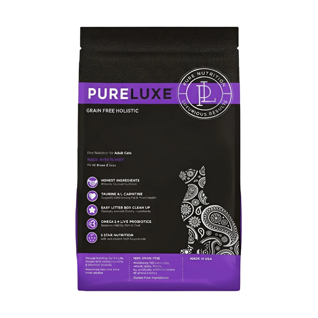 【美國純華 Pureluxe】火雞無穀成貓飼料|(1.5kg/3.3LB)