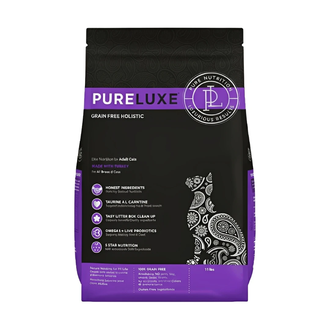 【美國純華 Pureluxe】火雞無穀成貓飼料｜(5kg/11LB)