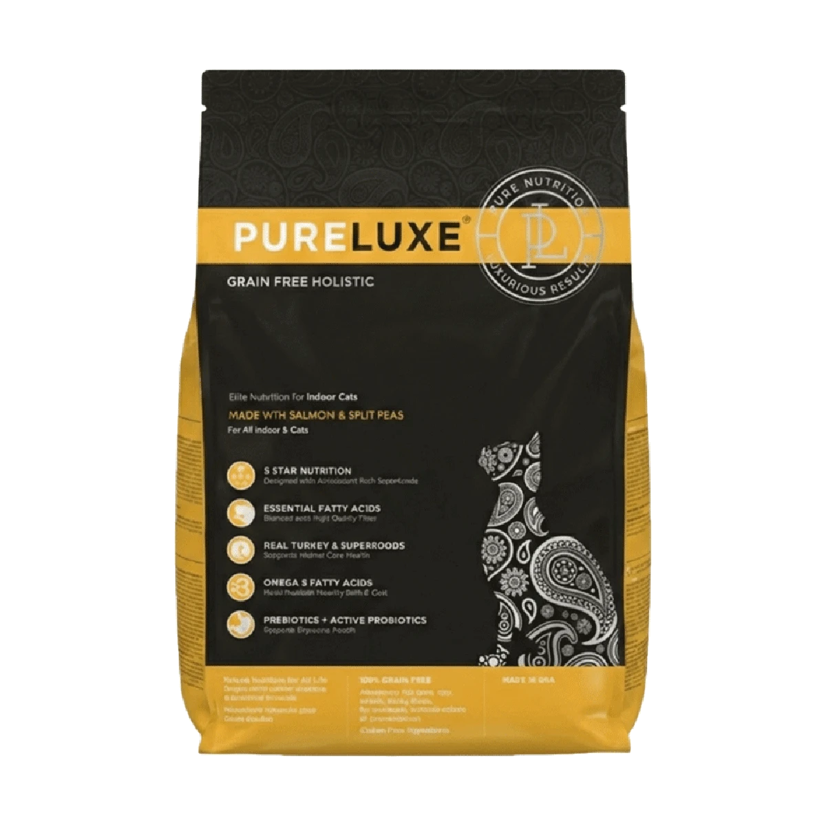 【美國純華 Pureluxe】室內貓無穀貓飼料｜ (5kg/11LB)