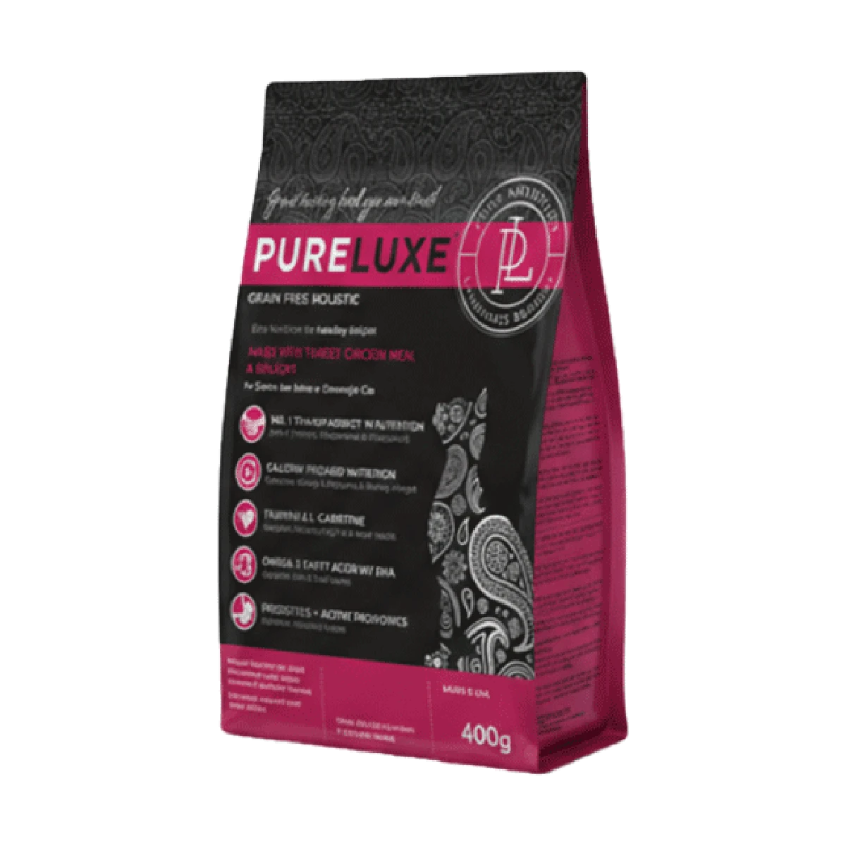 【美國純華 Pureluxe】高齡無穀貓飼料|熟齡貓精準營養 (400g)