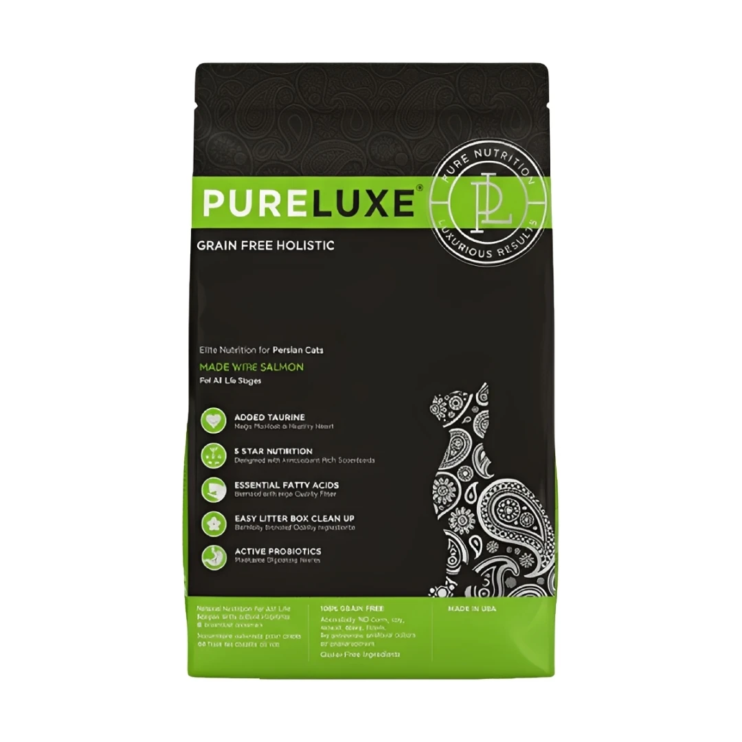 【美國純華 Pureluxe】鮮鮭魚無穀貓飼料｜全齡貓適用 (1.5kg/3.3LB)