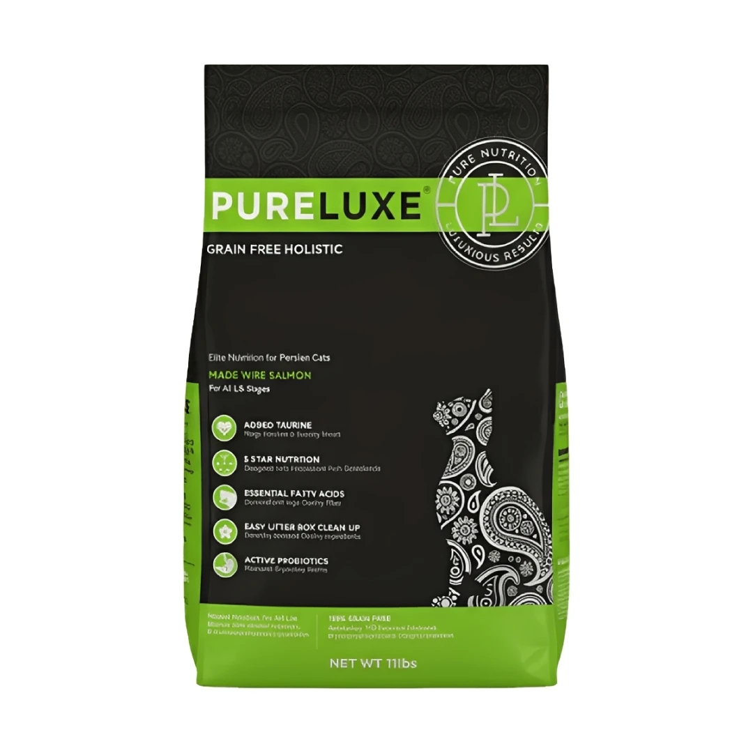 【美國純華 Pureluxe】鮮鮭魚無穀貓飼料｜全齡貓適用 (5kg/11LB)