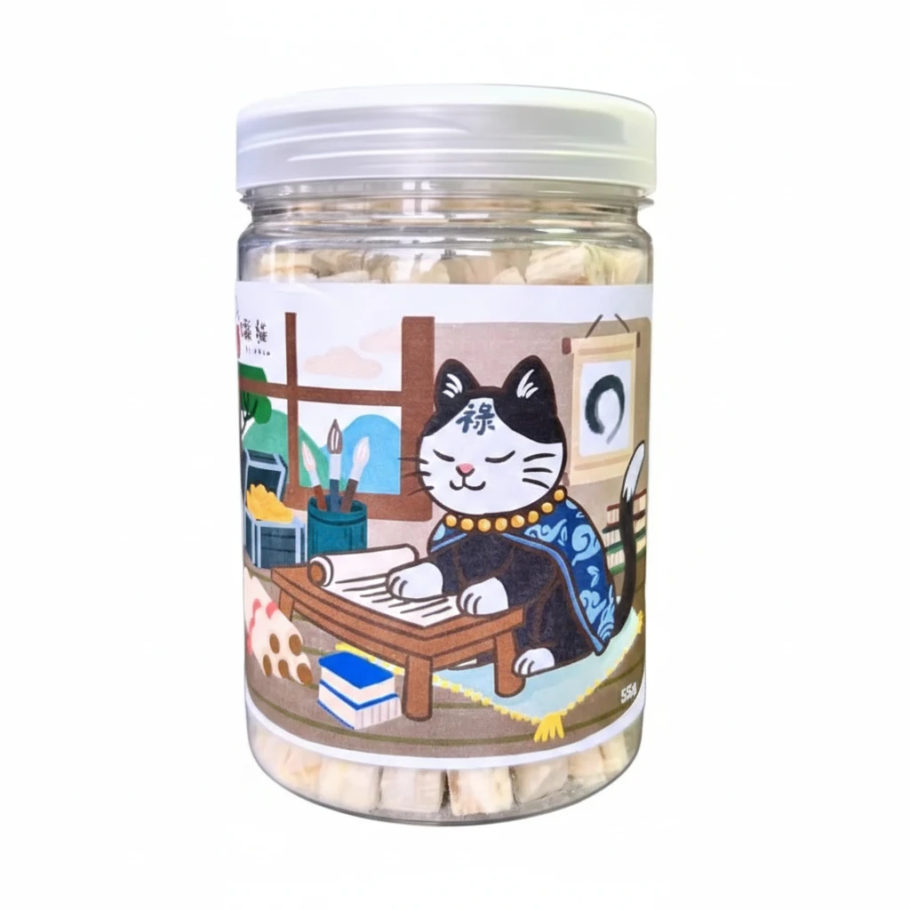 【大吉福貓】新鮮鱈魚凍乾 (55g 罐裝)
