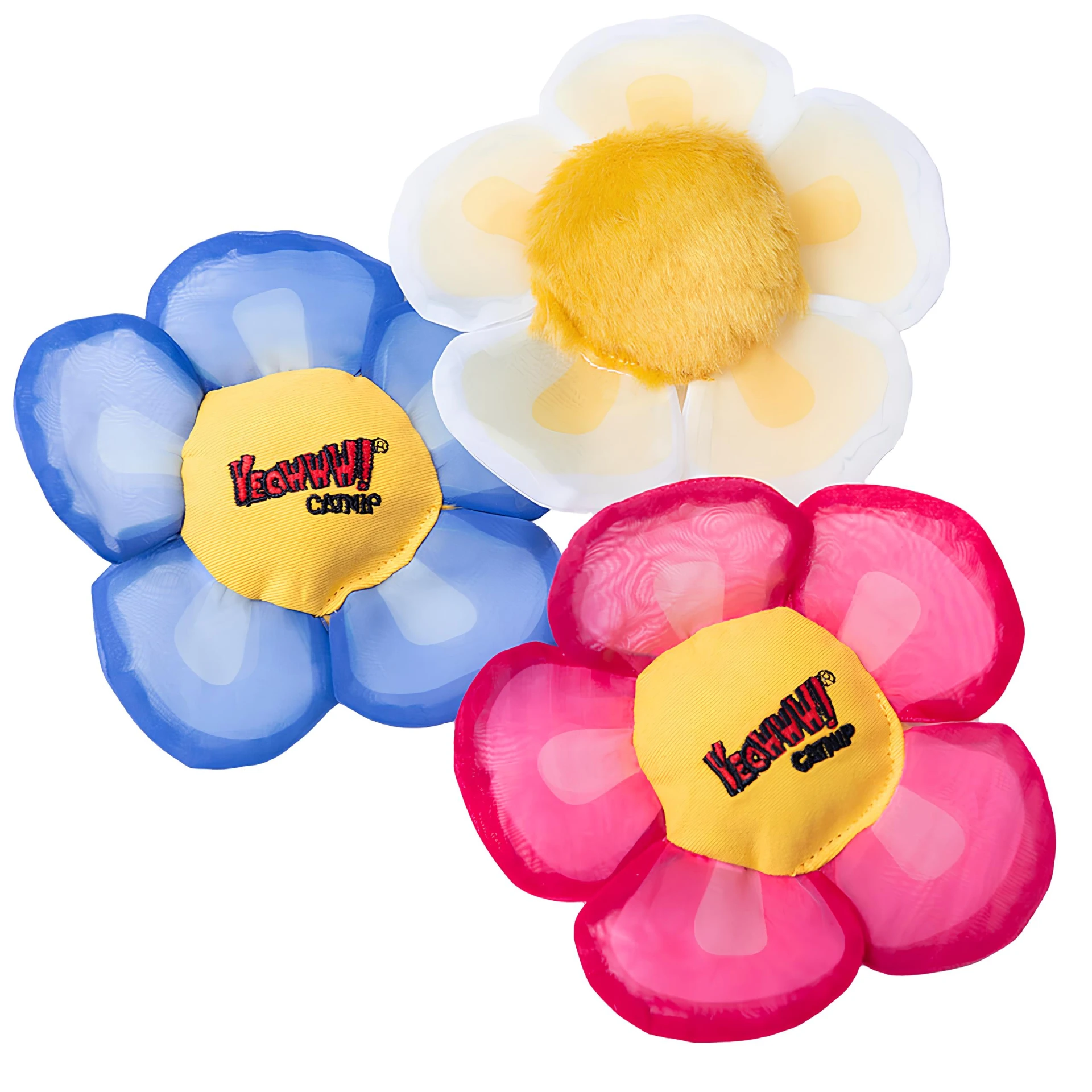 【美國 Yeowww!】瘋狂貓有機貓草玩具丨魔法花 (多色任選)