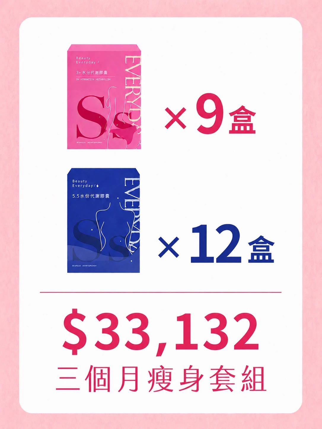 三個月瘦身套組