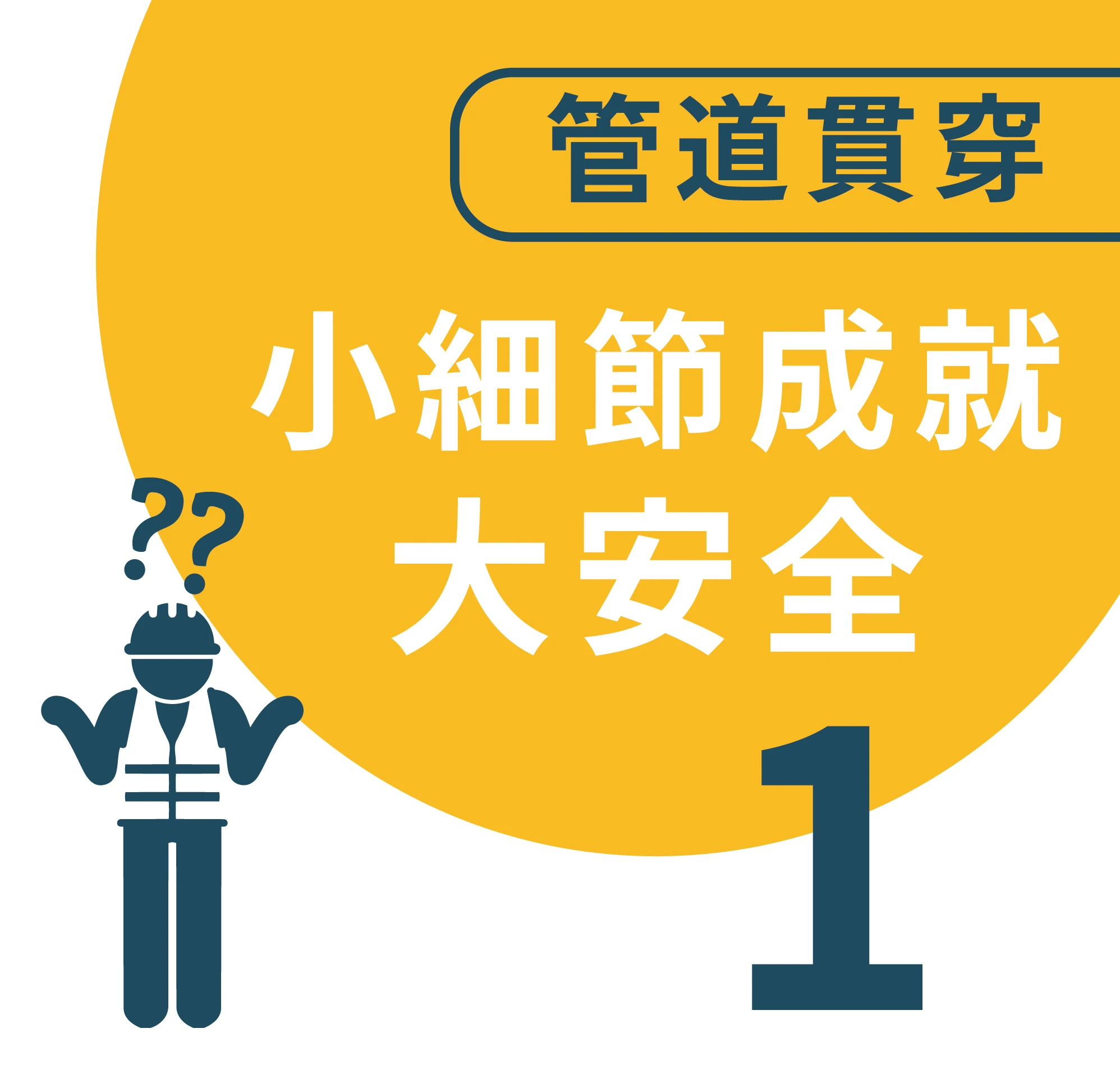 管道貫穿與管路標示施作間距