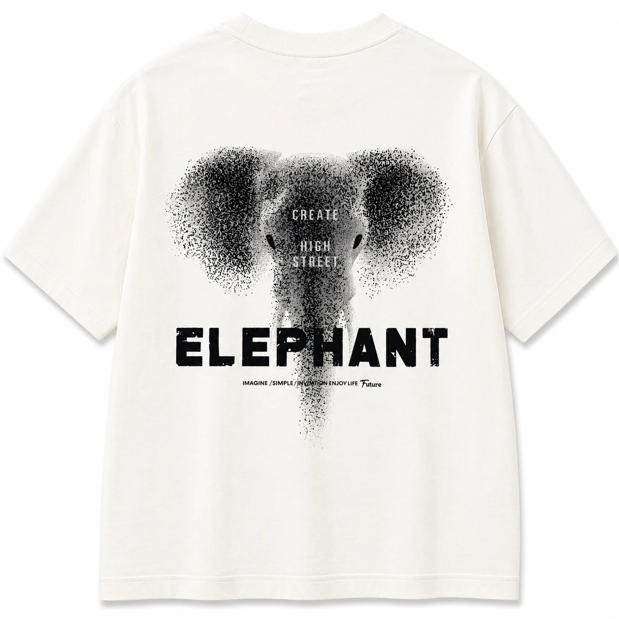 重磅大象造型潮流T-Shirt