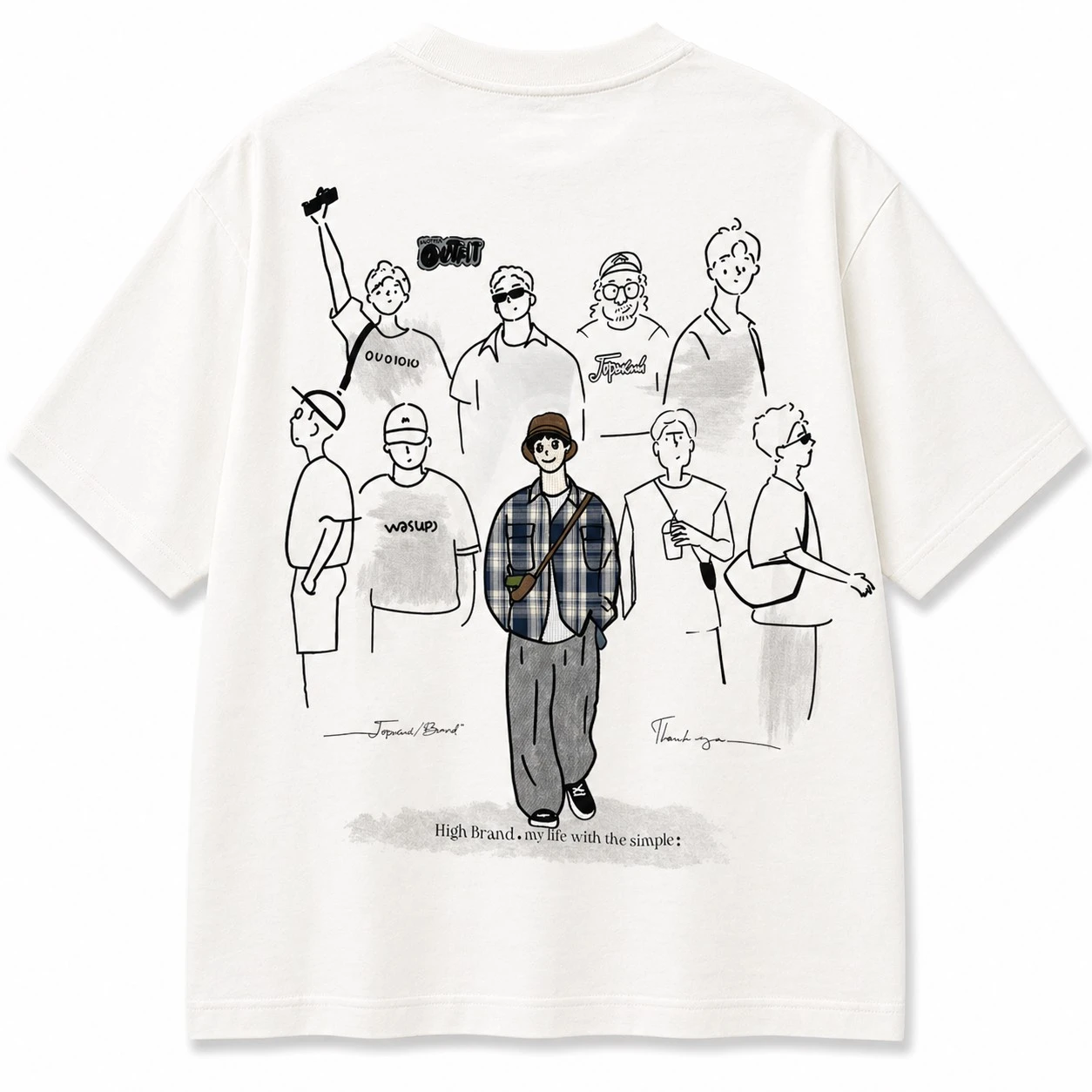 重磅高端造型潮流T-Shirt