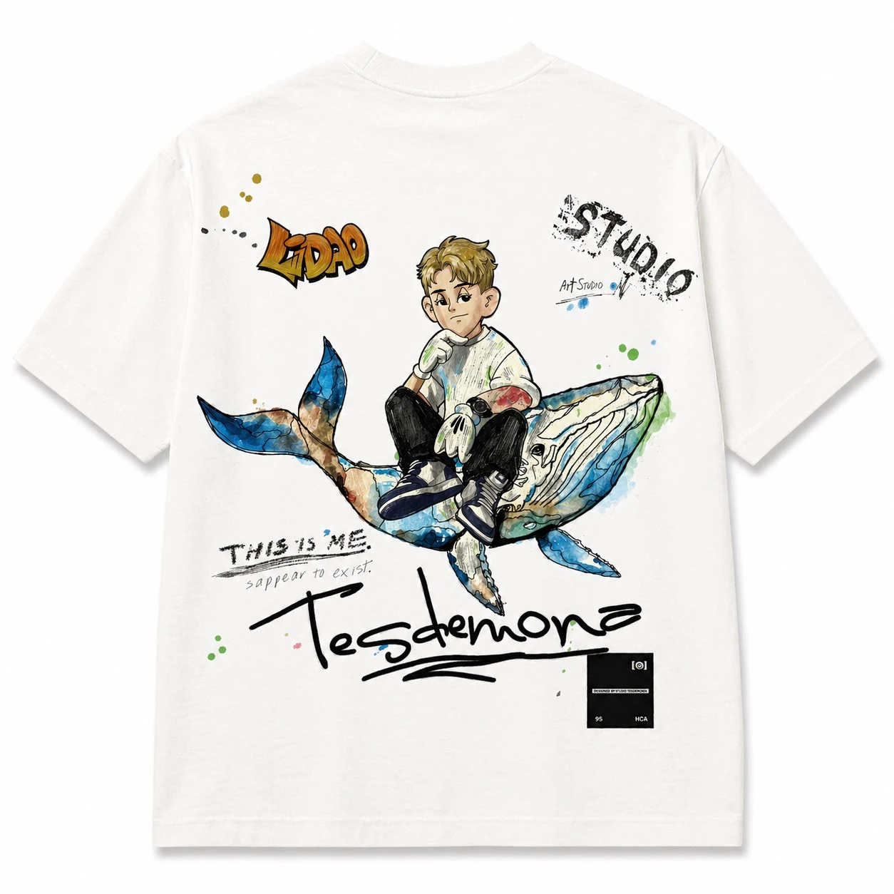 重磅鯨魚造型潮流T-Shirt