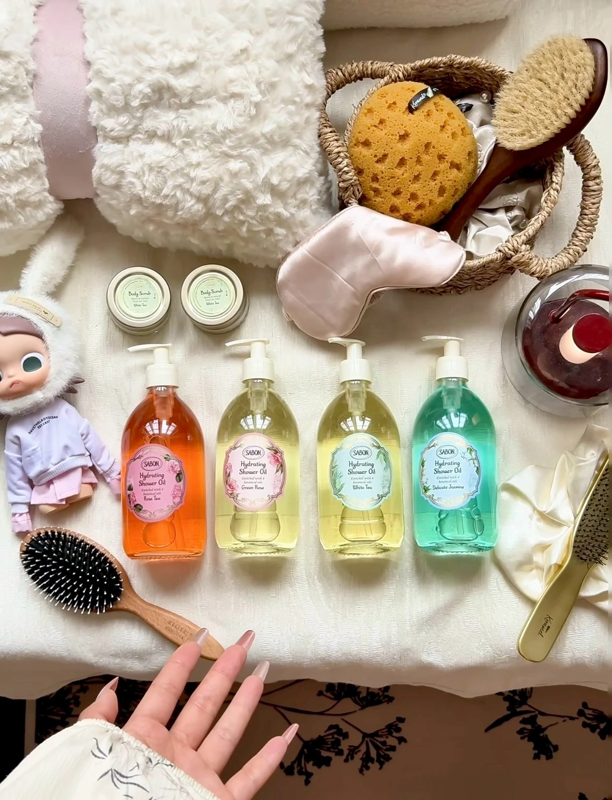 Sabon 全新升級輕潤沐浴油500mL自帶壓頭