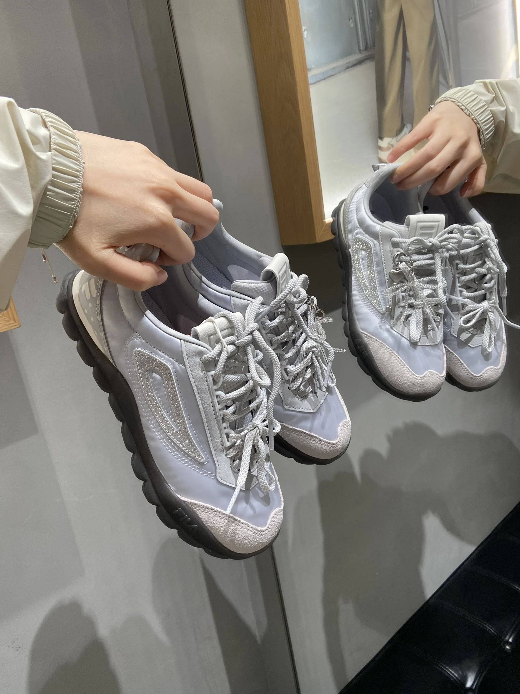 Fila fusion bobobling薄底德訓鞋