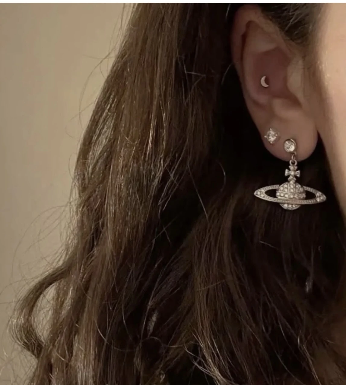 Vivienne Westwood Mini Relief Drop Earrings