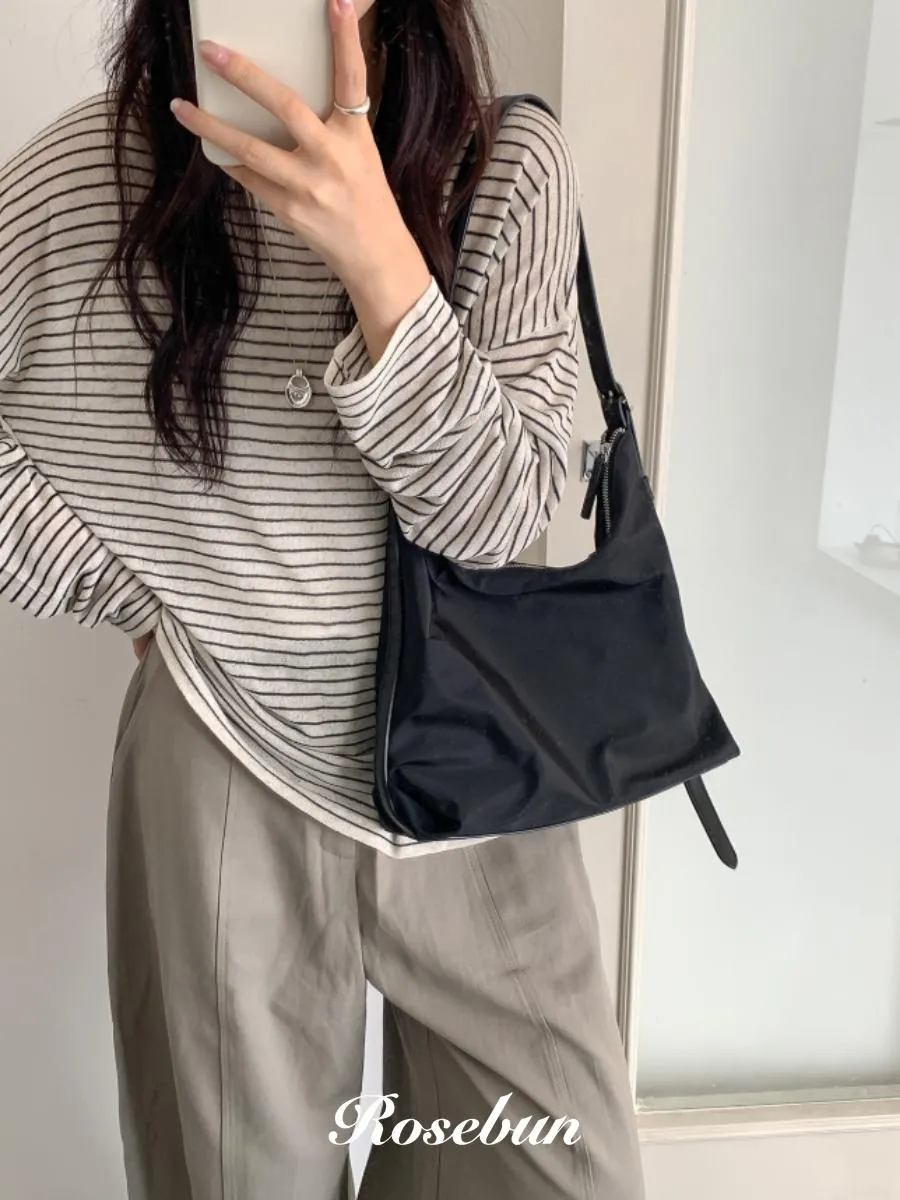 尼龍垂墜兩用托特包