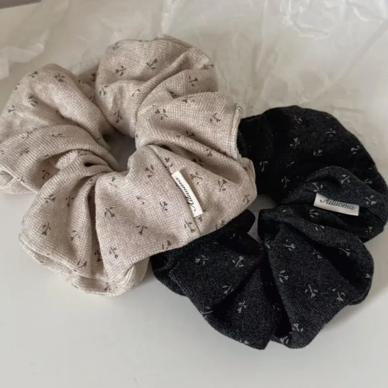 韓系溫柔小碎花髮圈