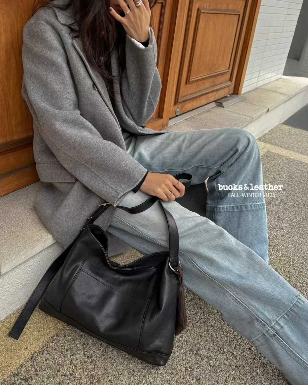 🇰🇷Bucks&leather 實用多功能托特包 B12