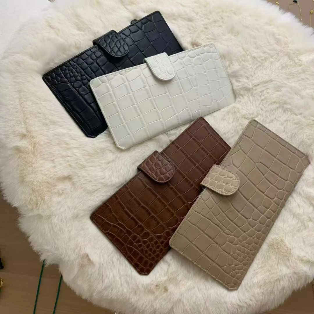 🇰🇷Bucks&leather 鱷魚紋長夾 W05