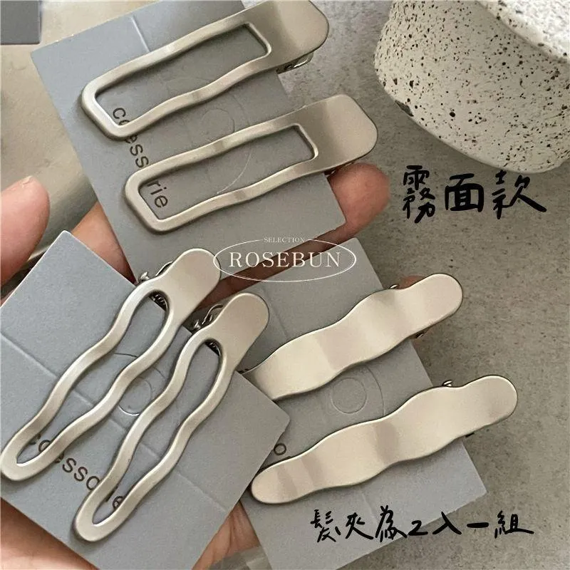 韓系質感金屬髮夾