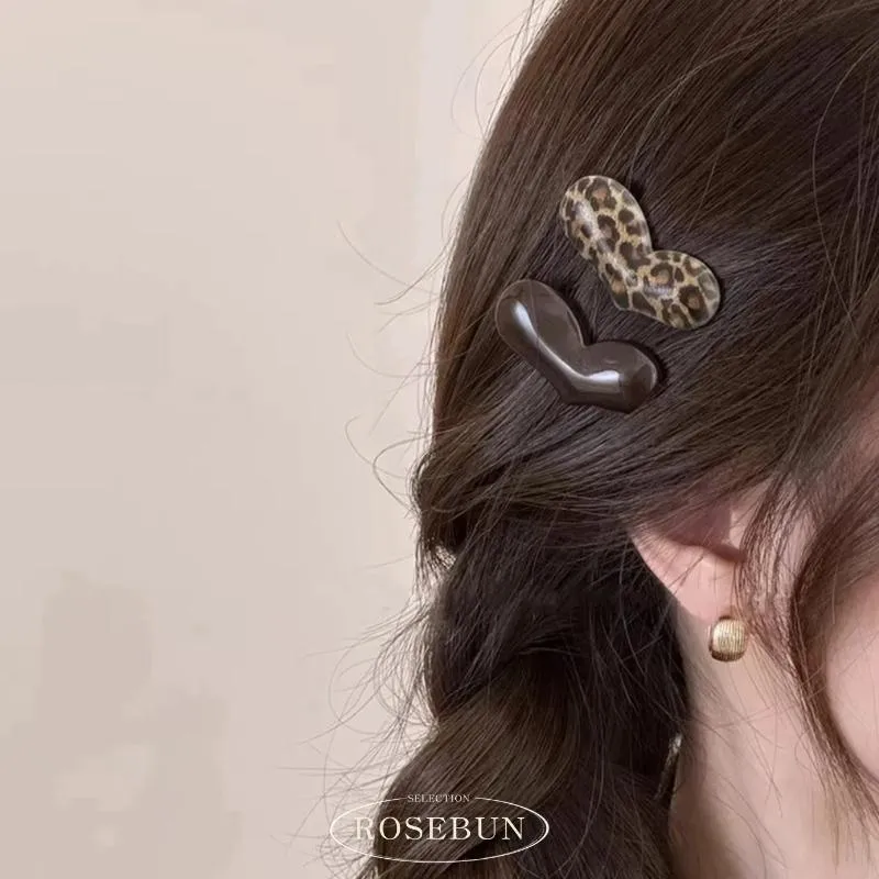 韓系豹紋髮夾