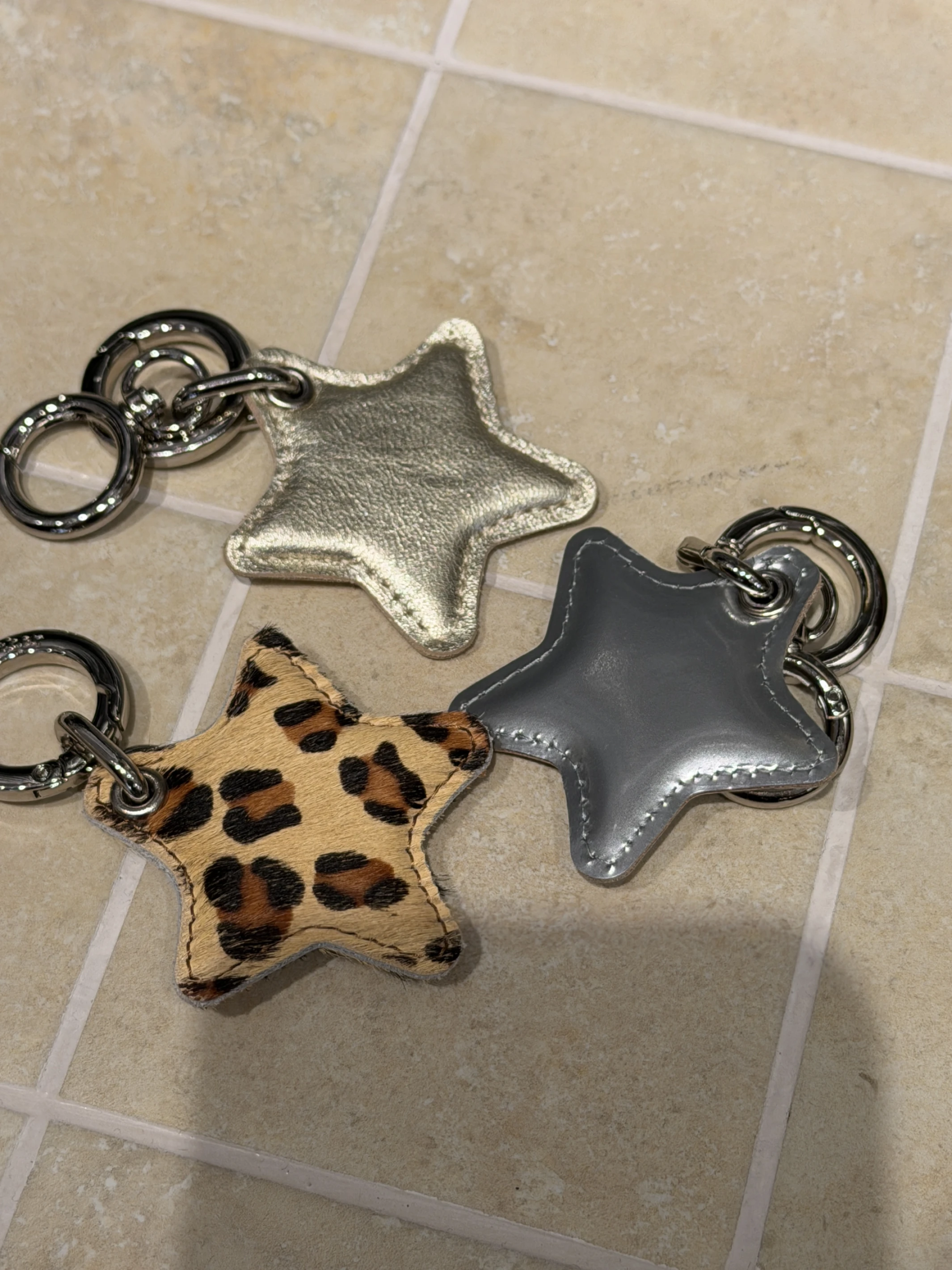 🇰🇷Bucks＆leather 星星鑰匙圈掛飾 P04