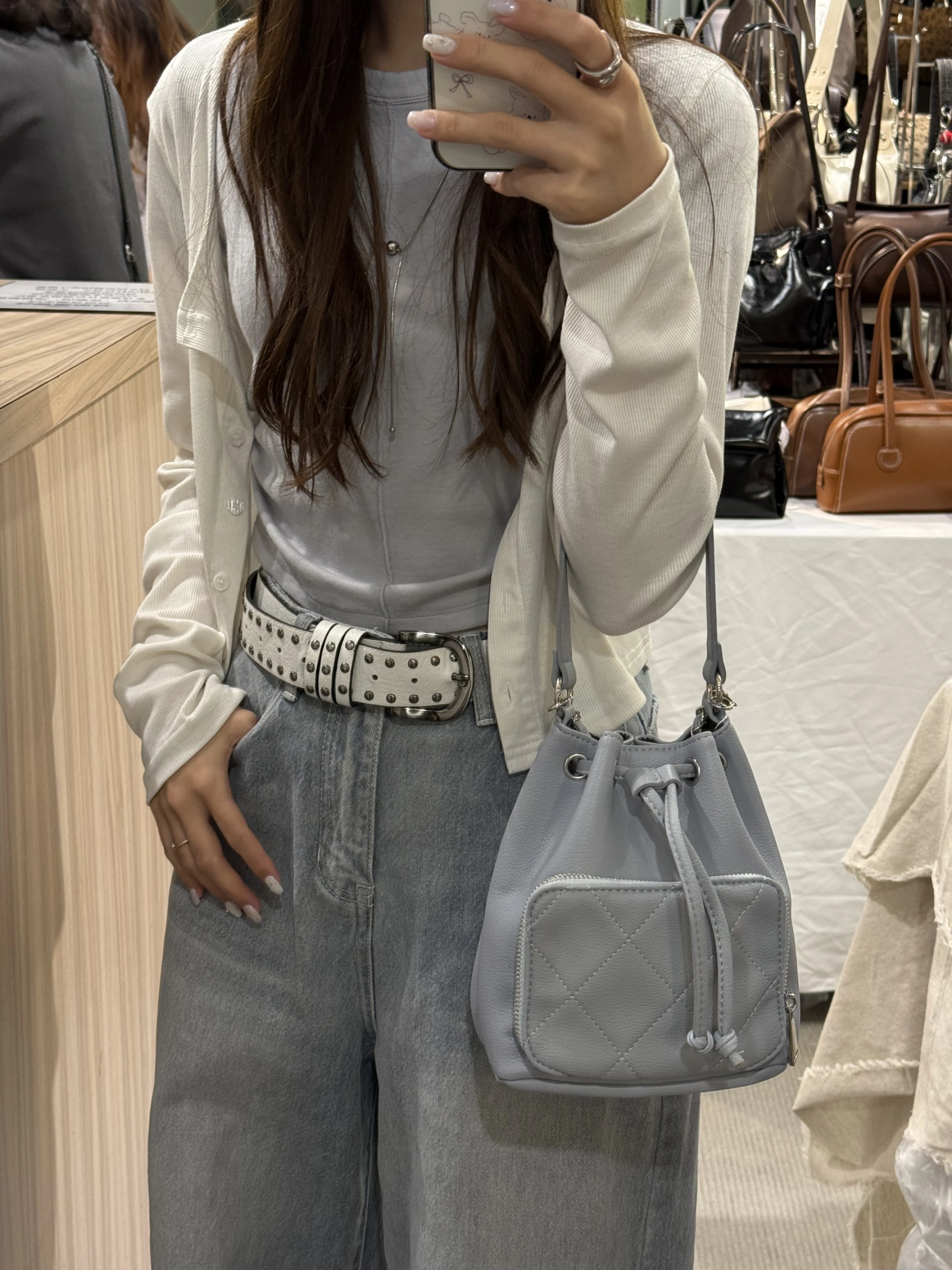 「絕版」甜美水桶鍊條包