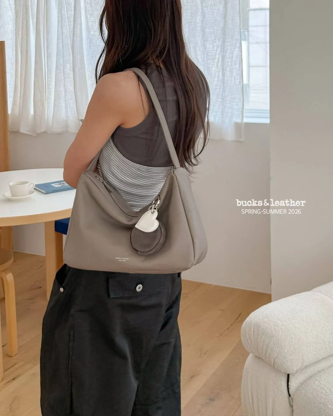 🇰🇷Bucks&leather 26SS復古行李包 小號 A07