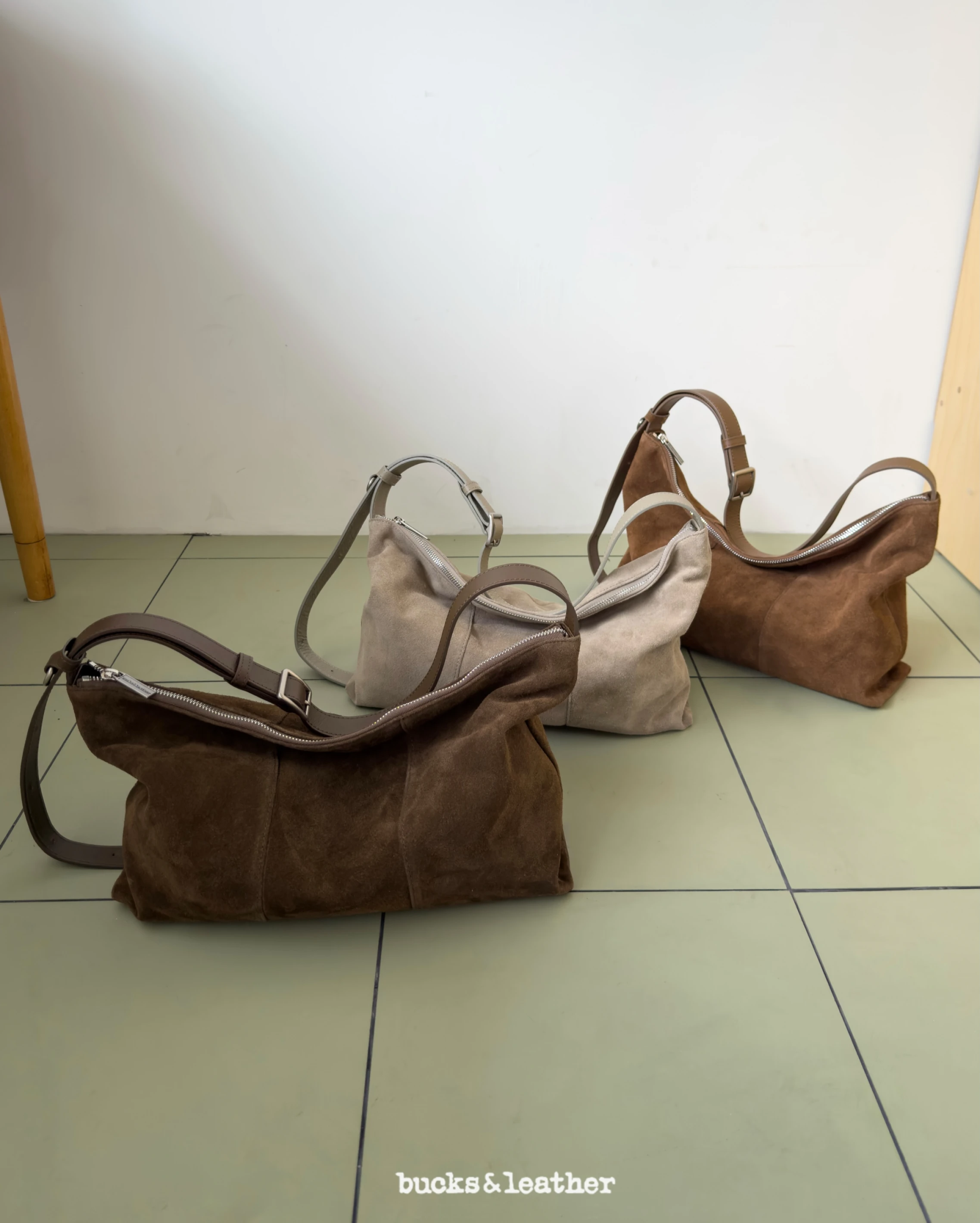🇰🇷Bucks&leather 26SS棱角包Corner Bag 麂皮款J08