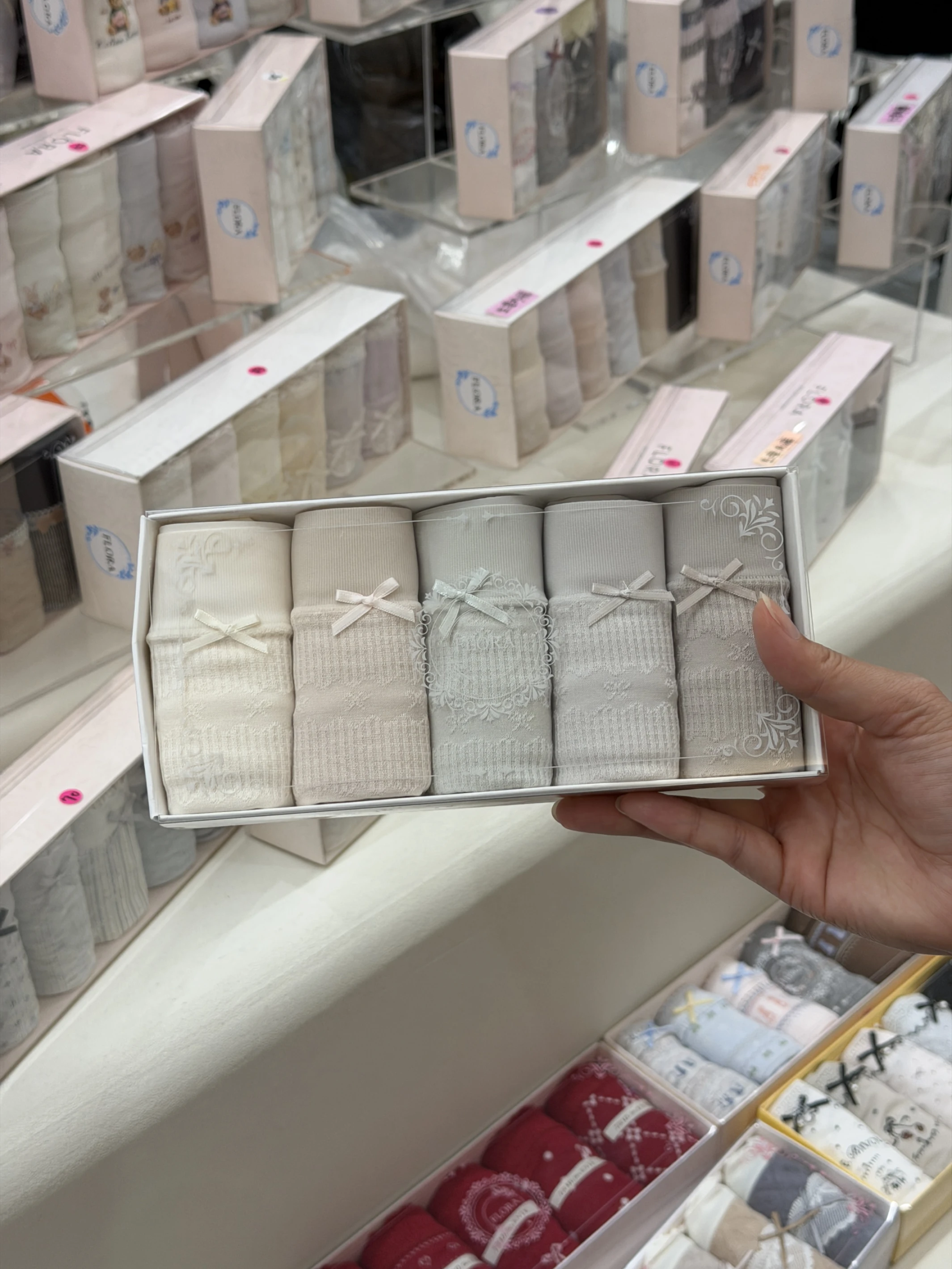 🇰🇷韓國代購 優雅條文內褲 盒裝