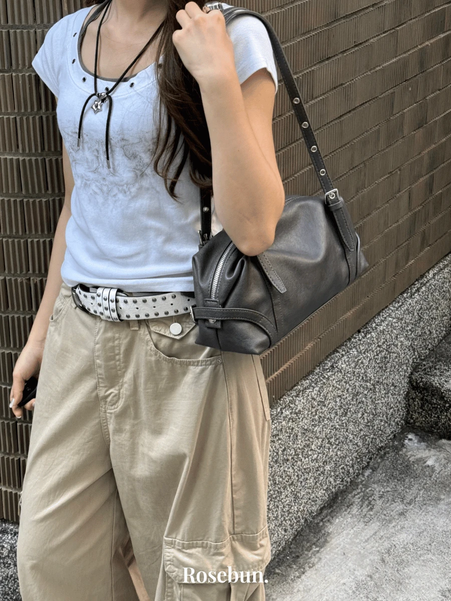 韓系柔霧設計感腋下包